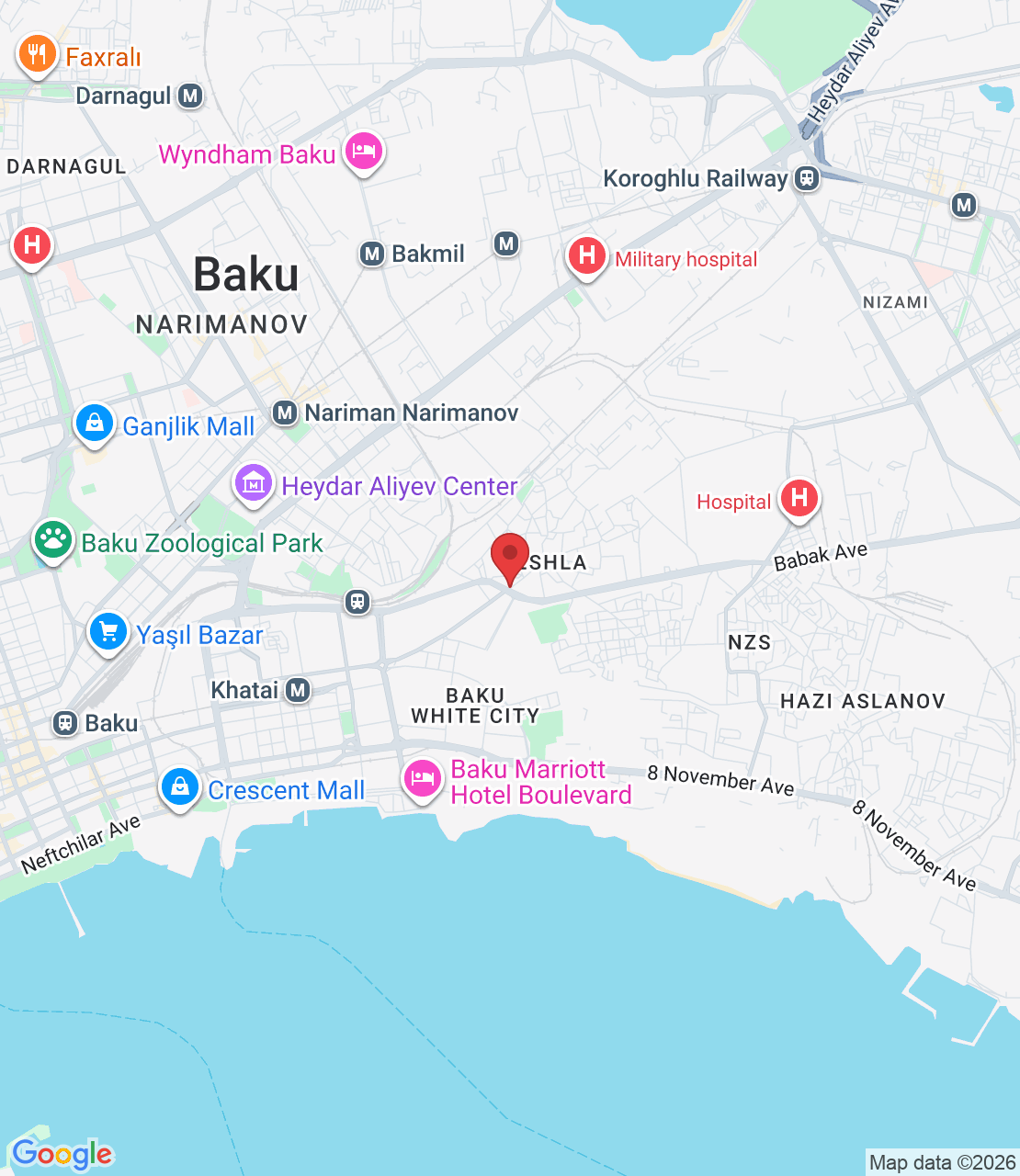 Babək prospekti 31 H, Bakı, Bakı 1031, Azerbaijan