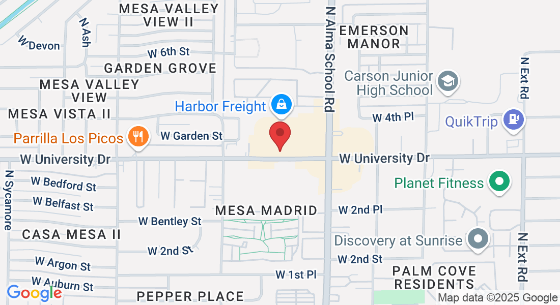 1264 W University Dr, Mesa, AZ 85201, USA