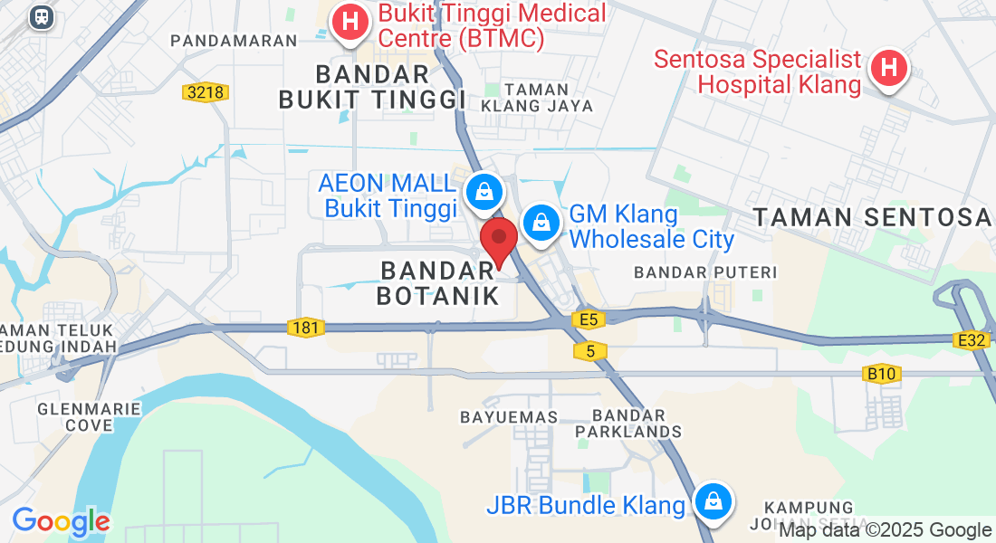 16-1, Jalan Jasmin 8, Bandar Botanik, 41200 Klang, Selangor, Malaysia