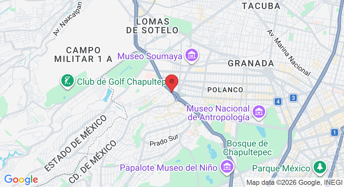 Perif. Blvd. Manuel Ávila Camacho 138-piso MZ, Miguel 11000-piso mezzanine, Lomas de Chapultepec, Miguel Hidalgo, 11000 Ciudad de México, CDMX, México