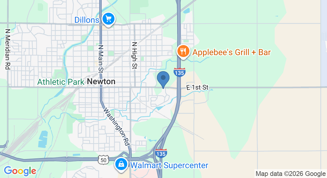 1109 E 1st St, Newton, KS 67114, USA