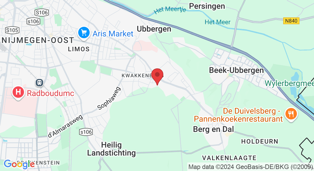 Kwakkenbergweg 206, 6571 GC Berg en Dal, Alankomaat