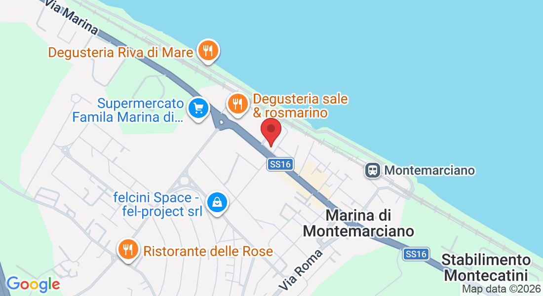 Via Marina, 4, 60018 Marina di Montemarciano AN, Italia