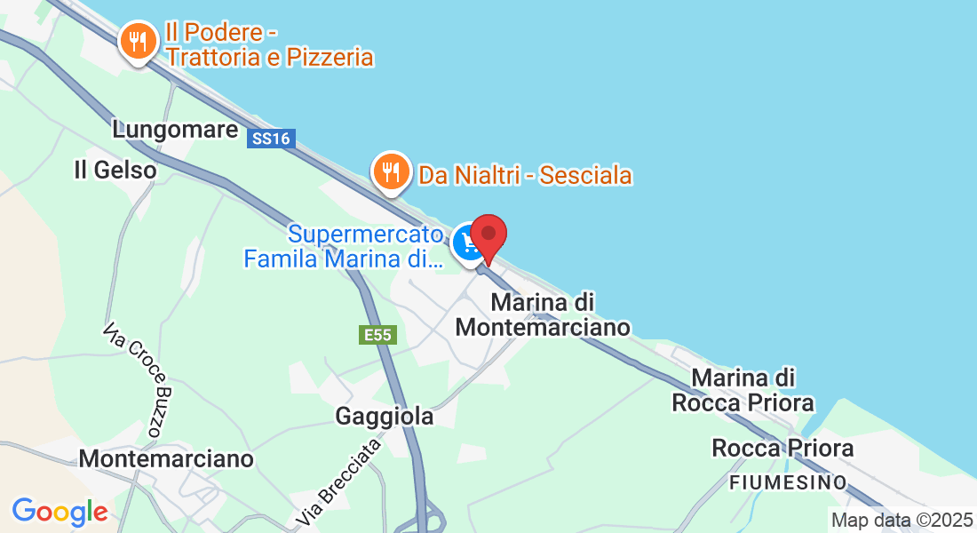 Via Marina, 4, 60018 Marina di Montemarciano AN, Italia