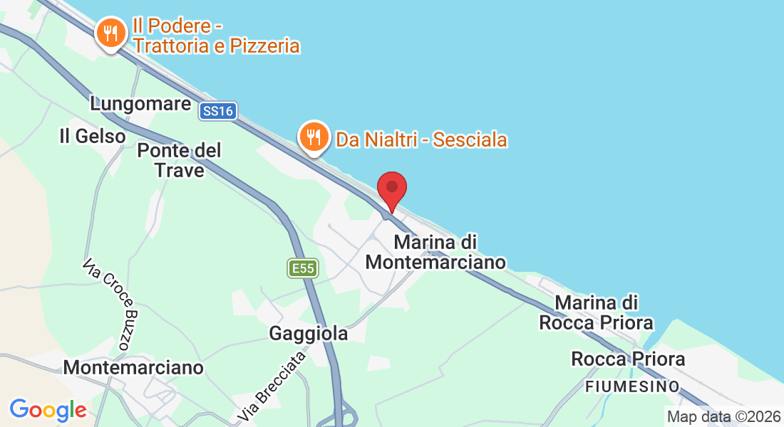 Via Marina, 4, 60018 Marina di Montemarciano AN, Italia
