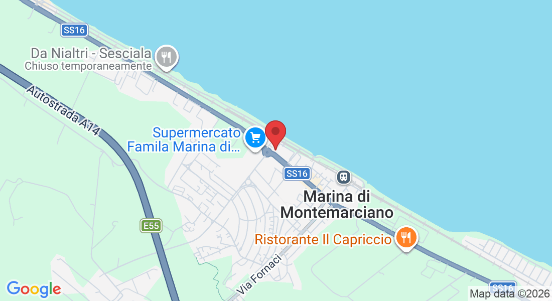 Via Marina, 4, 60018 Marina di Montemarciano AN, Italia