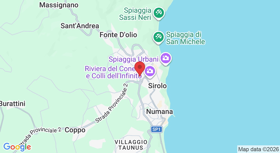 Via Sant'Antonio, 44, 60020 Sirolo AN, Italia