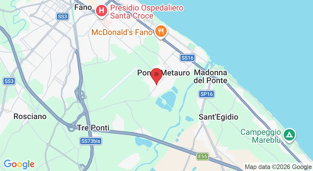Via E. Mattei, 24, 61032 Ponte Metauro PU, Italia