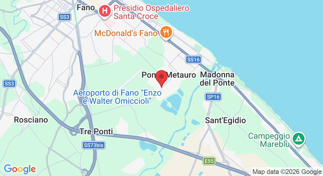 Via E. Mattei, 24, 61032 Ponte Metauro PU, Italia