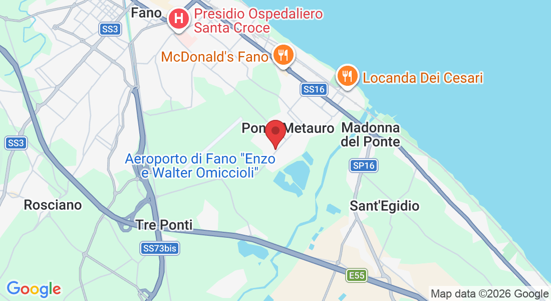 Via E. Mattei, 24, 61032 Ponte Metauro PU, Italia