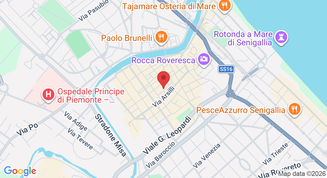 Viale Nazario Sauro, 13, 60019 Senigallia AN, Italia