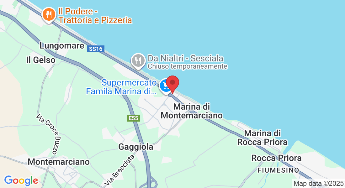 Via Marina, 4, 60018 Marina di Montemarciano AN, Italia