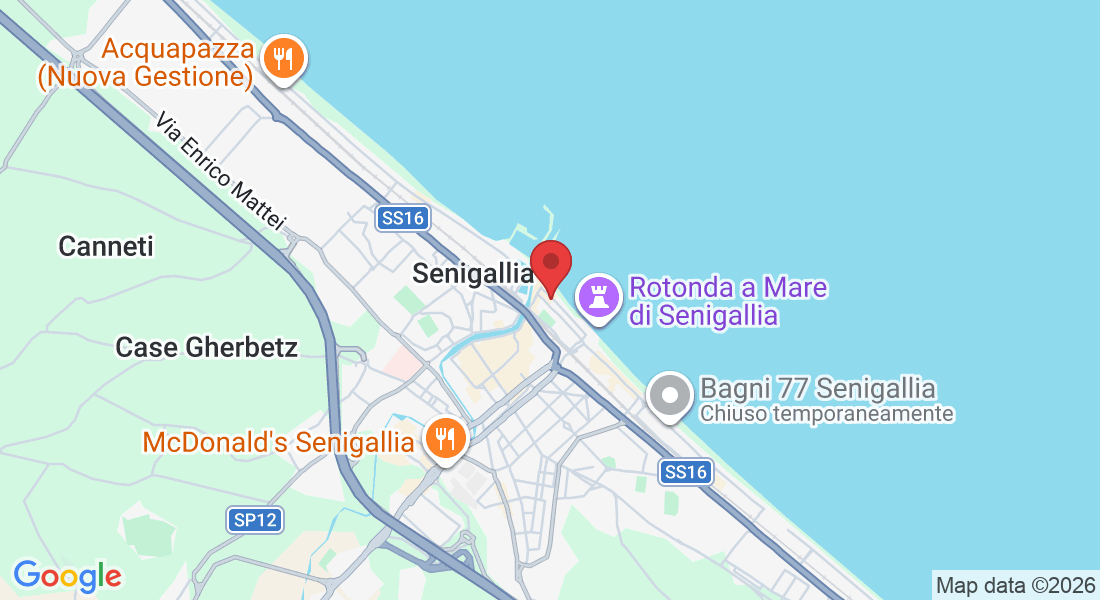 Lungomare G. Marconi, 13/b, 60019 Senigallia AN, Italia