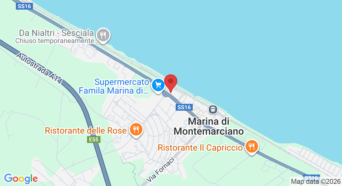 Via Marina, 4, 60018 Marina di Montemarciano AN, Italia