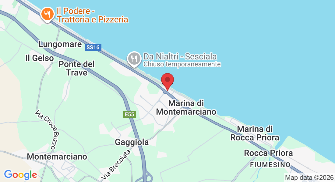 Via Marina, 4, 60018 Marina di Montemarciano AN, Italia