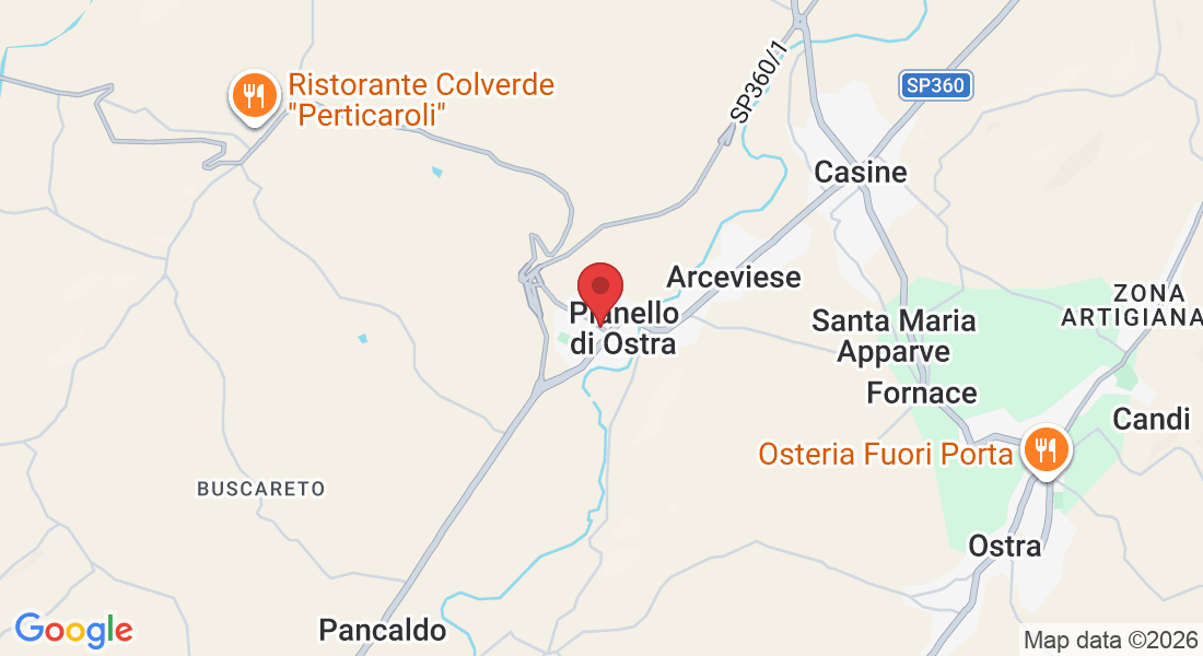 Via S. Gregorio, 19, 60010 Pianello di Ostra AN, Italia