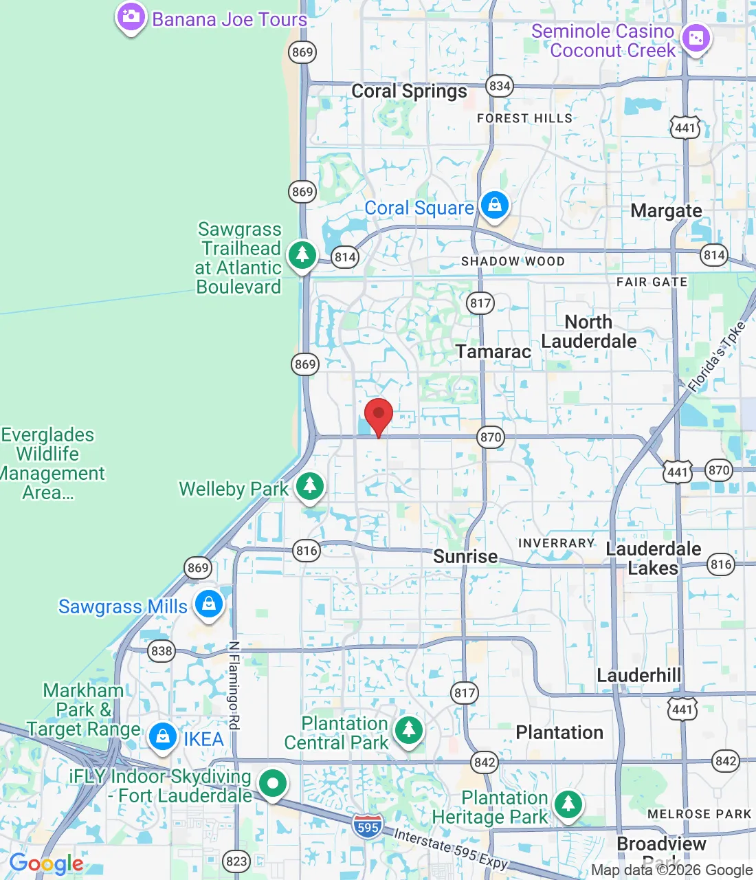 9440 W Commercial Blvd #105, Sunrise, FL 33351, USA