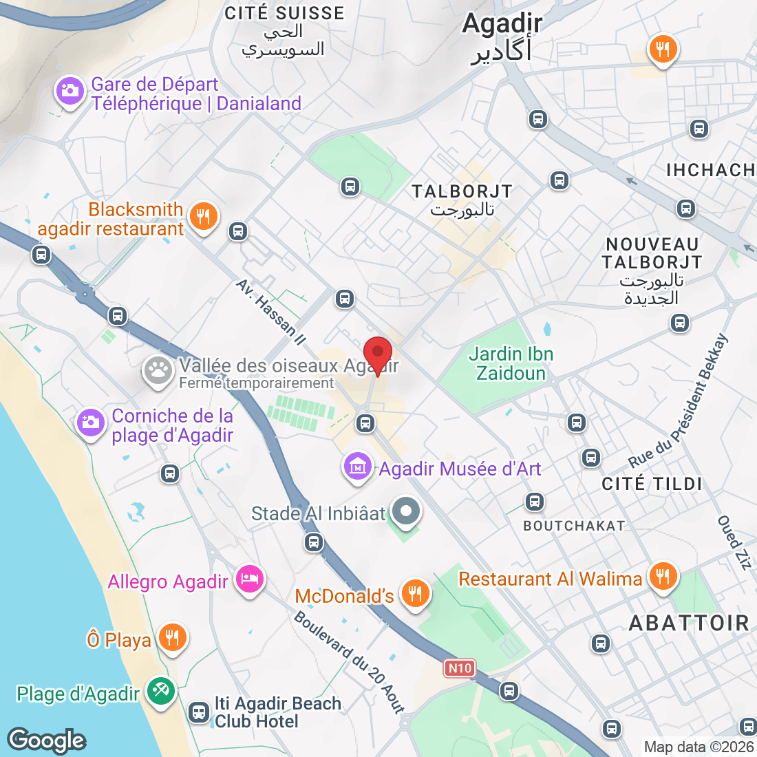 N16, 4ème étage, Immeuble jamal, rue hôtel de ville, Agadir 80000, Maroc