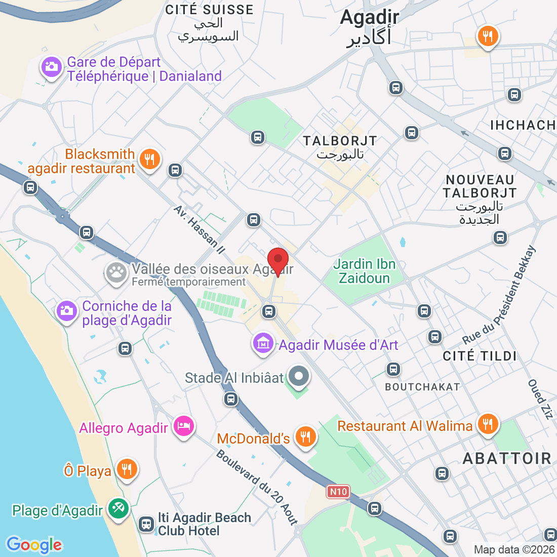 N16, 4ème étage, Immeuble jamal, rue hôtel de ville, Agadir 80000, Maroc