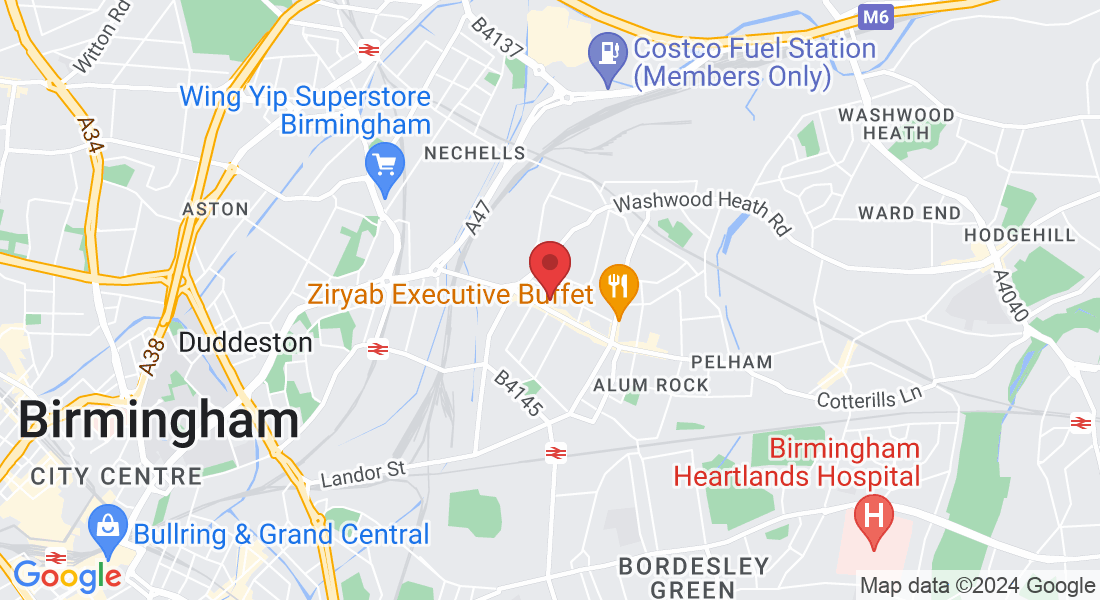 38 Alum Rock Rd, Saltley, Birmingham B8 1JA, UK