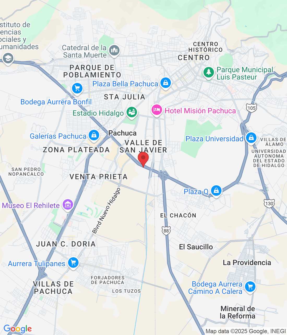 Blvd. Valle de San Javier 903-int. 301, Real del Valle, 42080 Pachuca de Soto, Hgo., Mexico