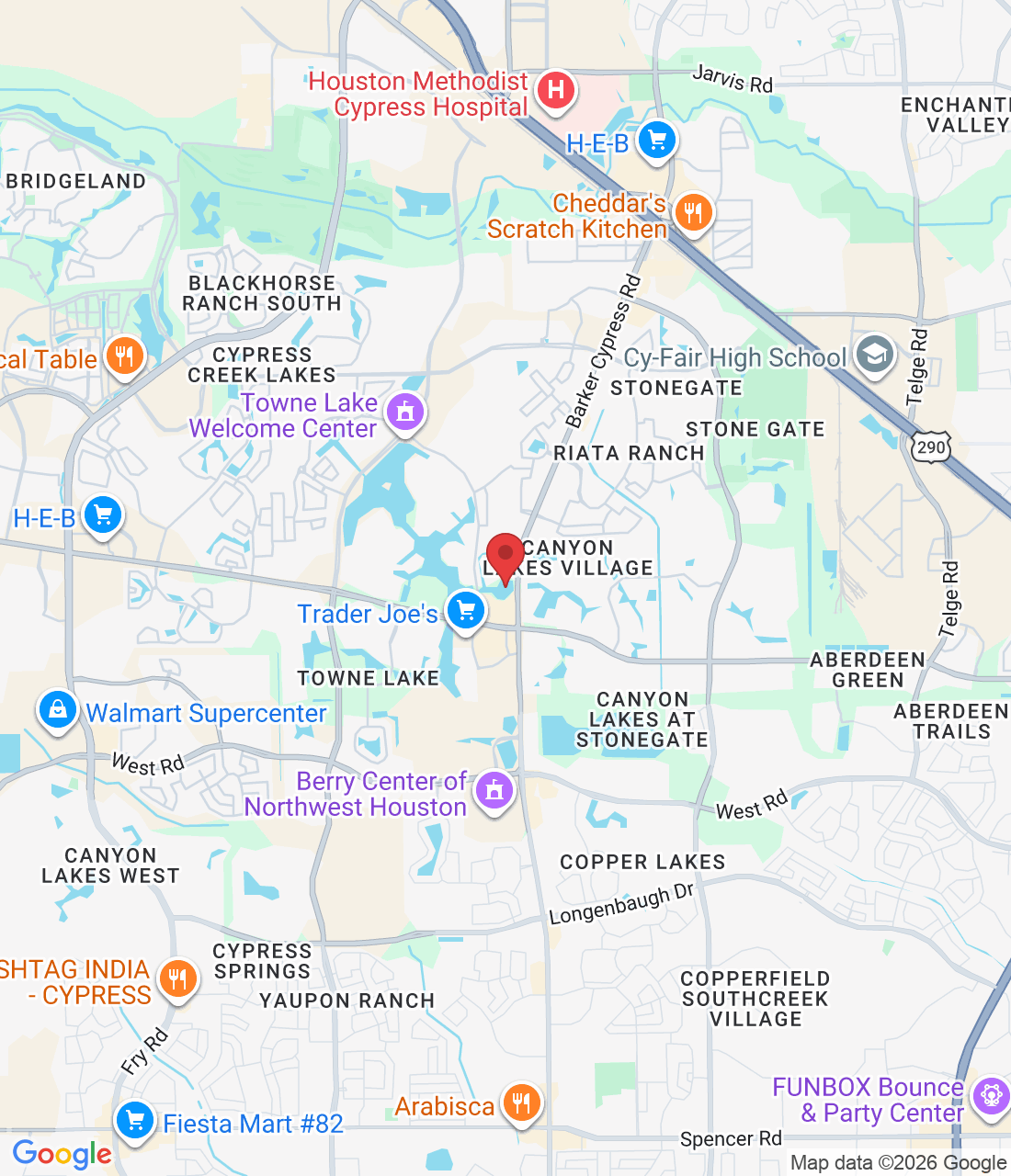 9999 Barker Cypress Rd, Cypress, TX 77433, USA