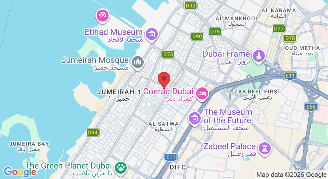 Al Satwa Road & 25th Street interchange Entrance from the backside of Al Maya Supermarket - Clinic 206 - building, 2nd Floor - البدع - دبي - United Arab Emirates
