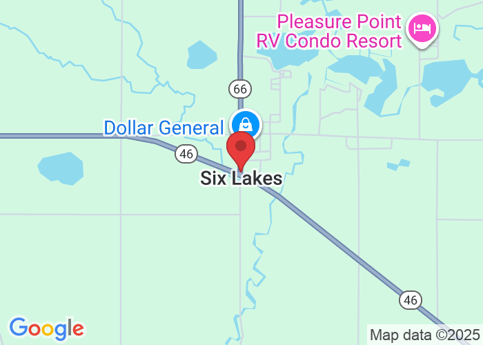 Six Lakes, MI 48886, USA