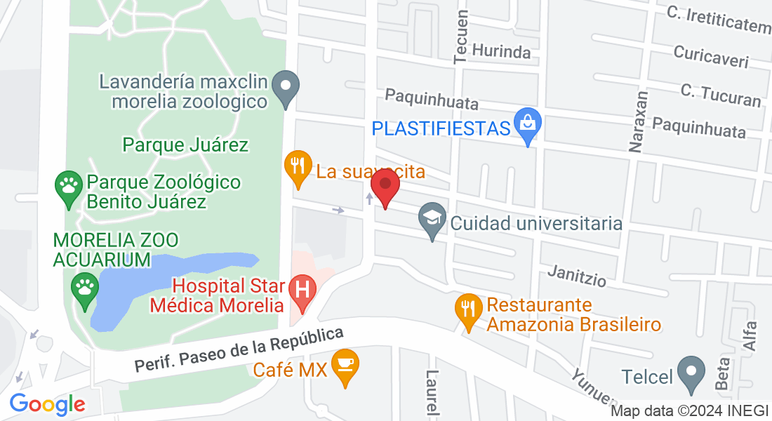 Aramen 26, Félix Ireta, 58070 Morelia, Mich., Mexico