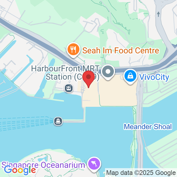 1 Maritime Square 13-01 HarbourFront Centre access from Lift, Lobby B to Level 12 Level 13 via escalator, Singapore 099253