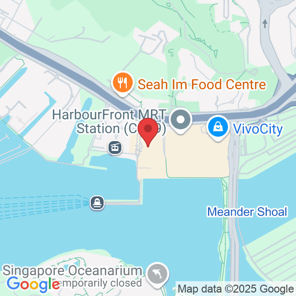1 Maritime Square 13-01 HarbourFront Centre access from Lift, Lobby B to Level 12 Level 13 via escalator, Singapore 099253