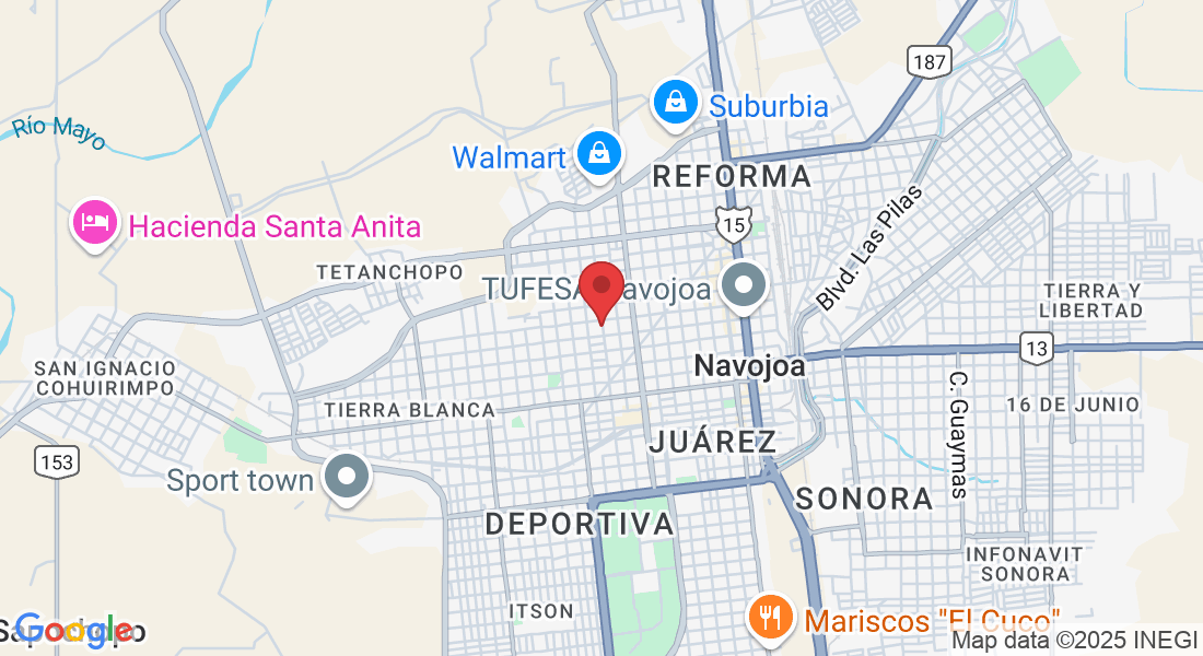 C. 5 de Mayo 505, Constitucion, 85820 Navojoa, Son., México