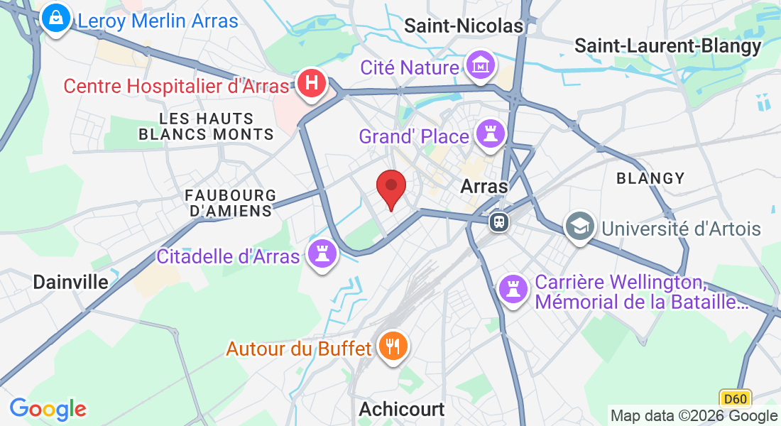 11 Pl. Victor Hugo, 62000 Arras, France