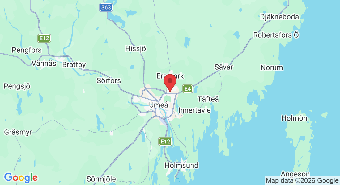 Formvägen 12D, 906 21 Umeå, Sverige