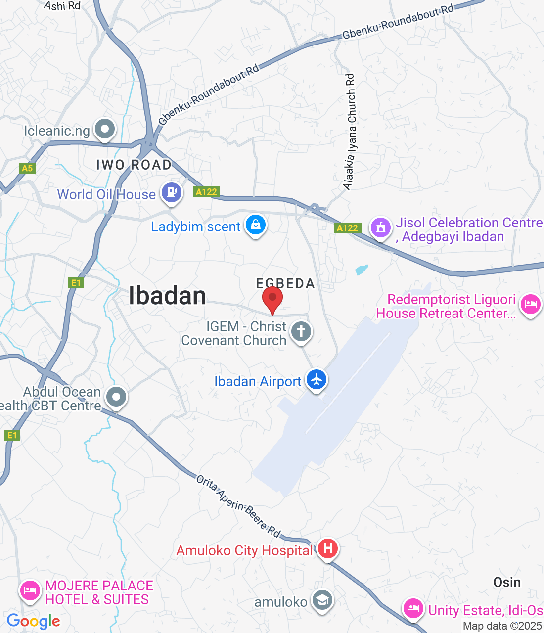 New Airport Rd, Ibadan 200113, Oyo, Nigeria