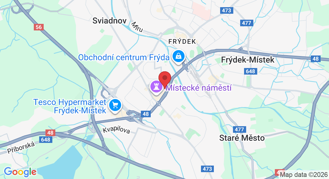 Malé nám. 102, Místek, 738 01 Frýdek-Místek-Frýdek-Místek 1, Czechia