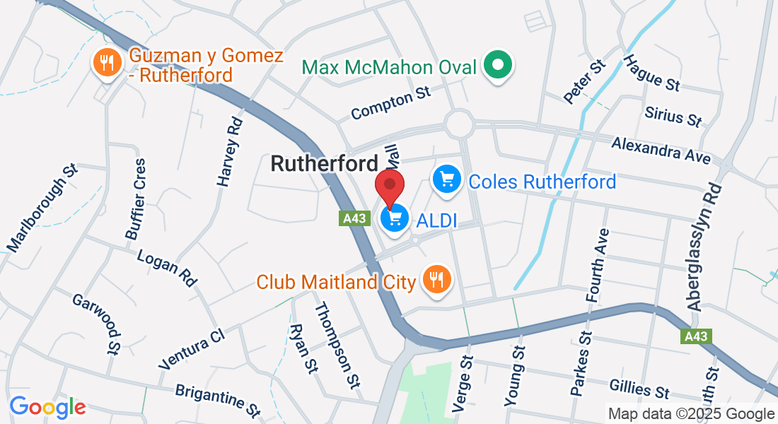 27 W Mall, Rutherford NSW 2320, Australia