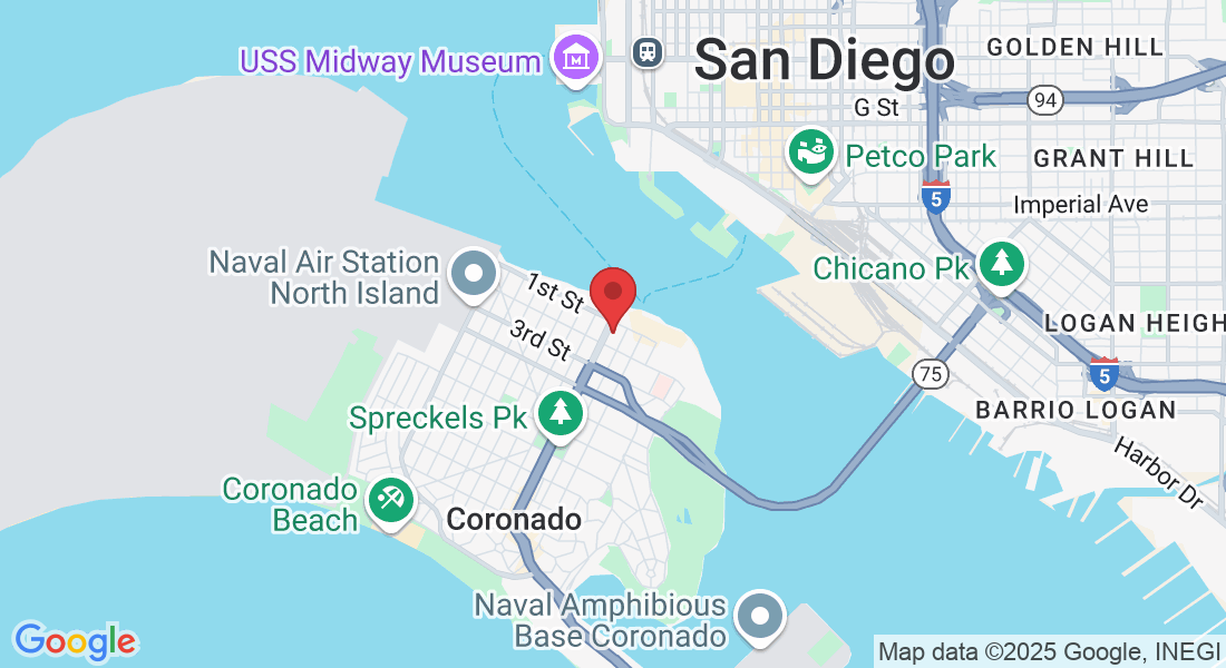 131 Orange Ave #100, Coronado, CA 92118, USA