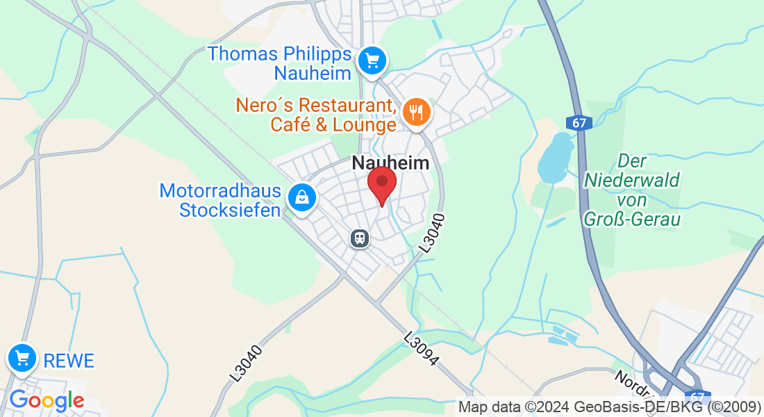 Bahnhofstraße 2, 64569 Nauheim, Deutschland