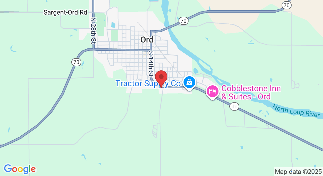 1107 N State Hwy 11, Ord, NE 68862, USA