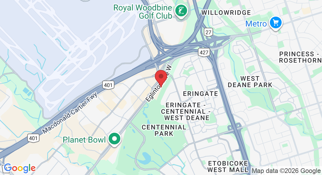 5399 Eglinton Ave W Suite 204, Etobicoke, ON M9C 5K6, Canada