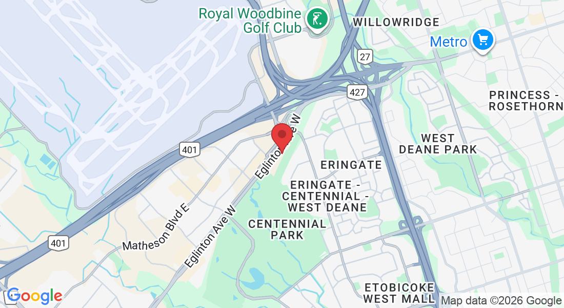 5399 Eglinton Ave W Suite 204, Etobicoke, ON M9C 5K6, Canada
