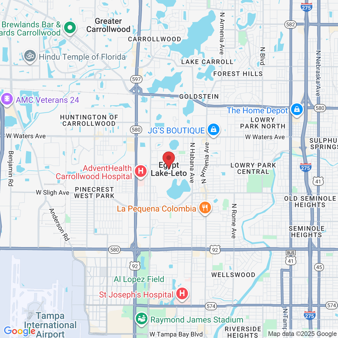 Egypt Lake-Leto, FL 33614, USA