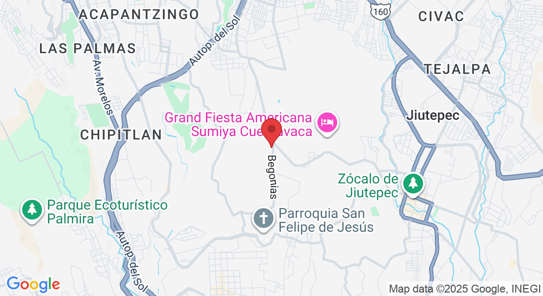 Begonias 4, Atlacomulco, 62560 Jiutepec, Mor., México