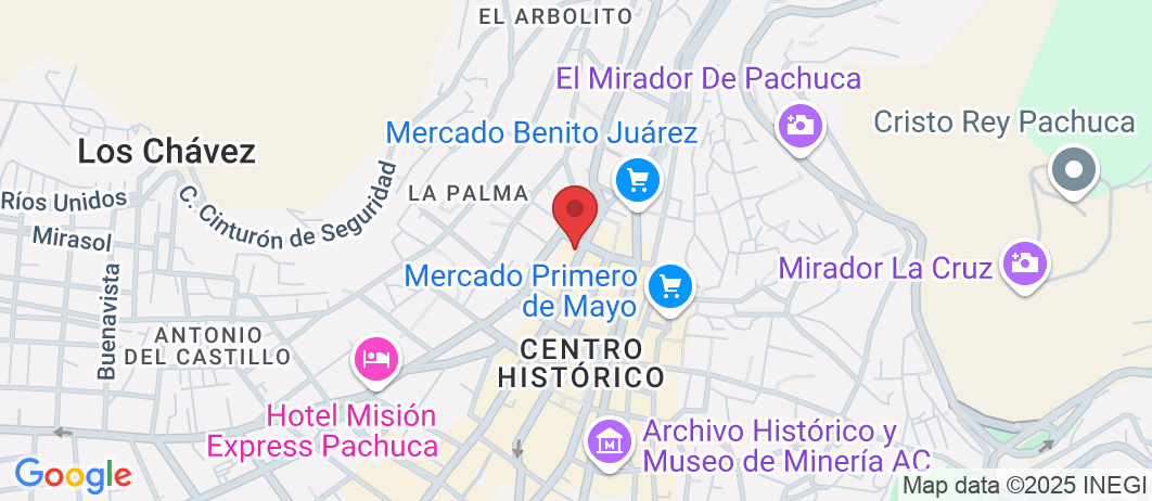 Calle Vicente Guerrero 302, Centro, 42000 Pachuca de Soto, Hgo., México