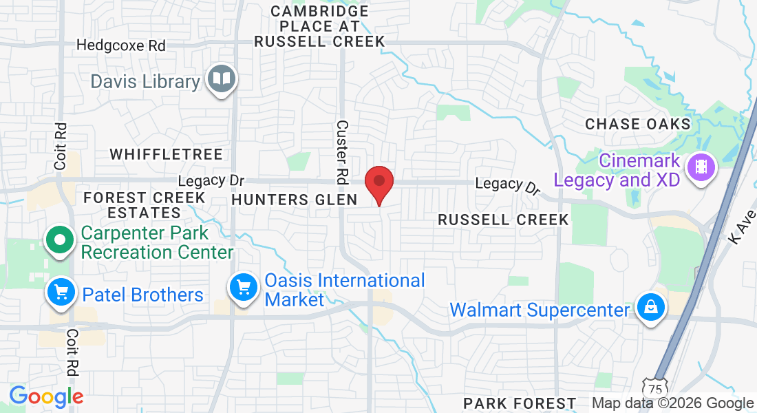 Wickliff Trail & Hawken Dr, Plano, TX 75023, USA