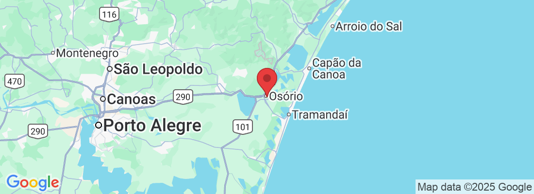 R. Miguel Luís Isoppo, 241 - Pitangas, Osório - RS, 95520-000, Brasil