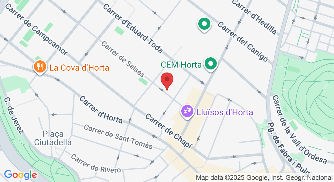 Carrer de Salses, 16, Horta-Guinardó, 08031 Barcelona, España