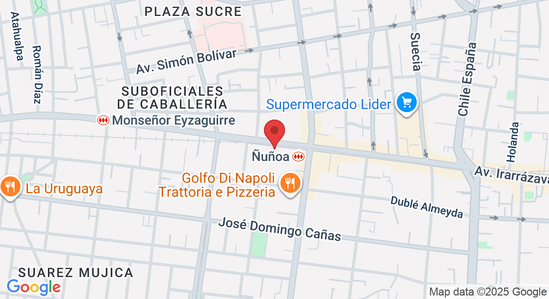 Av. Irarrázaval 2401, 7750495 Ñuñoa, Región Metropolitana, Chile