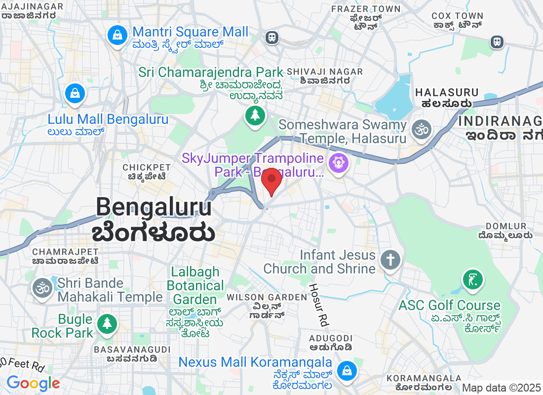 No.10, Residency Rd, Shanthala Nagar, Ashok Nagar, Bengaluru, Karnataka 560025, India